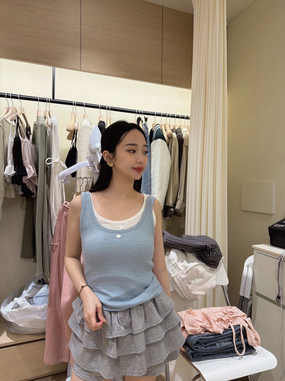 H398簡約就好看ღ螺紋背心