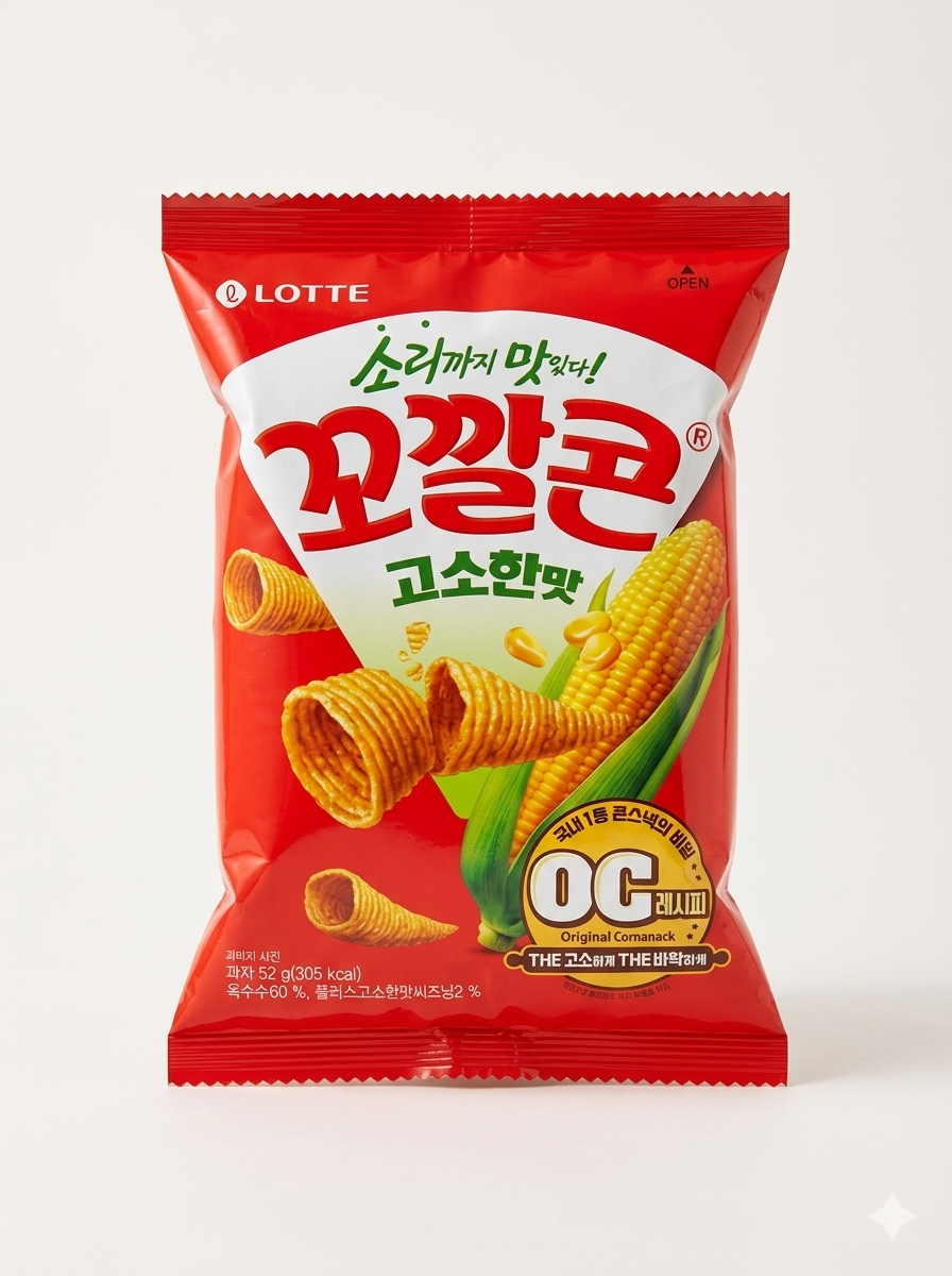 【 4/14收單 】LOTTE 樂天 玉米角餅乾 - 經典原味 52g