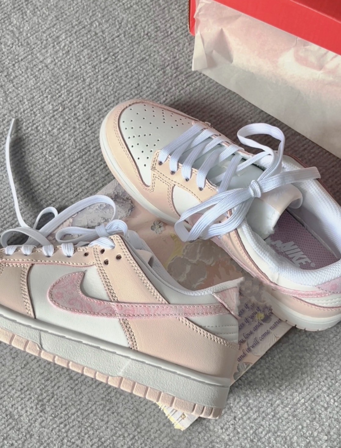 Nike Dunk Low "Pink Paisley" 變形蟲 粉白 櫻花粉 女鞋 FD1449-100