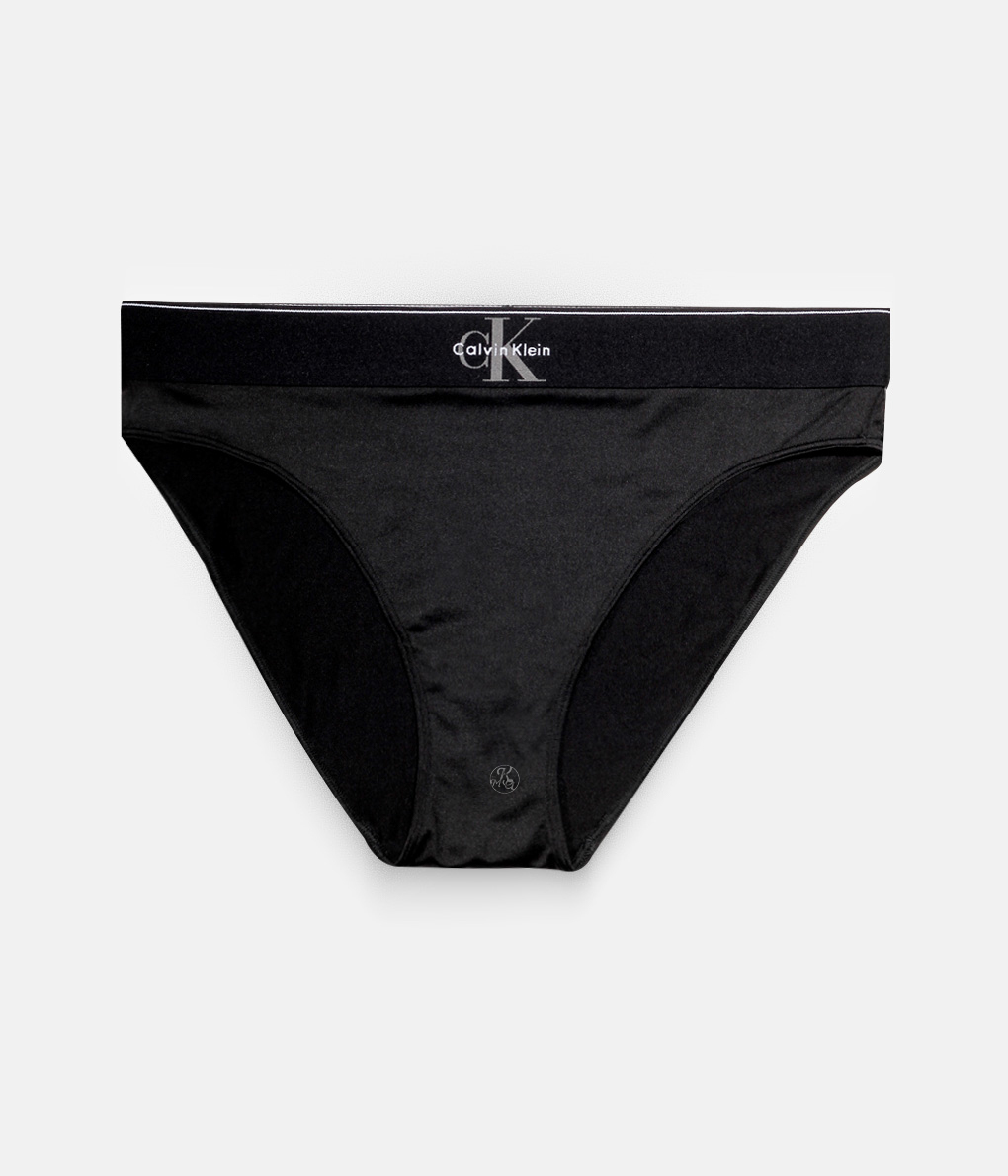 Calvin Klein Graphic Monogram 高腰比基尼內褲 (QF8705)