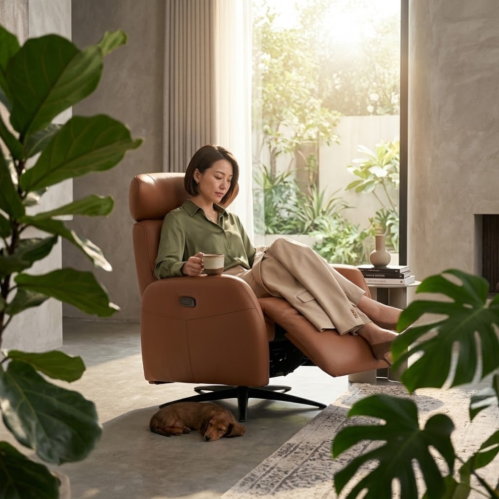 城市家居:保羅電動沙發-單人座