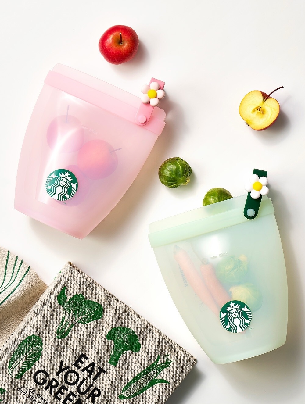 韓國代購 Starbucks Spring Silicone Food Bag