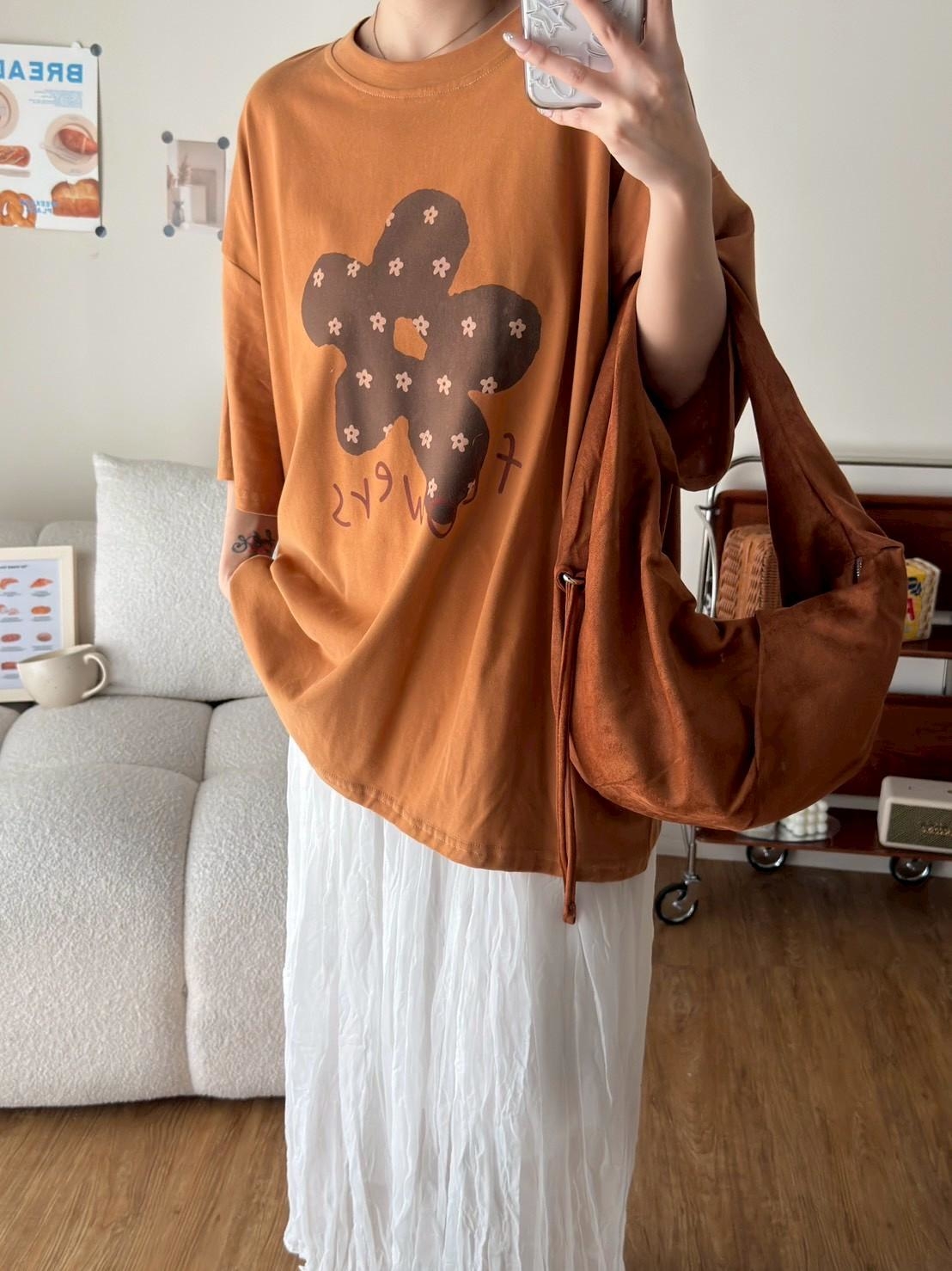 可愛花朵大T RAN8231