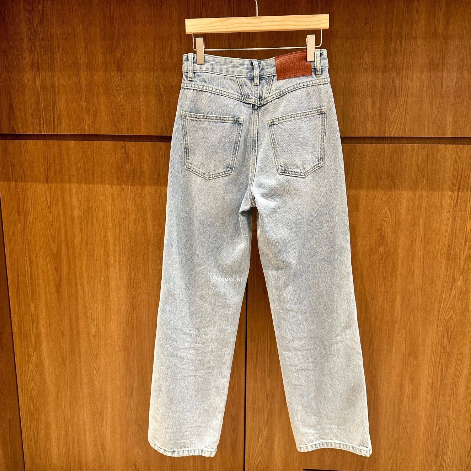[11/4前入code每件最高可再-$20] MARITHE FRANCOIS GIRBAUD (MFG)｜女裝 W HIGH STRAIGHT DENIM PANTS [3 colors]