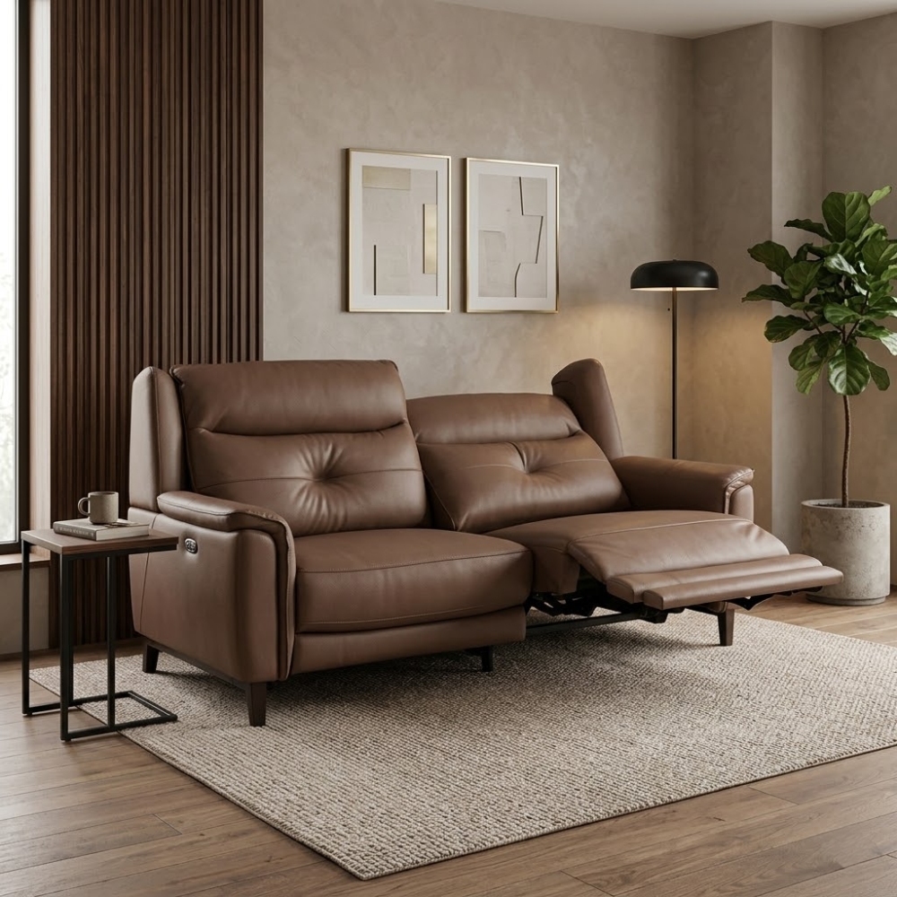 城市家居:馬克系列電動沙發-2.5 人座