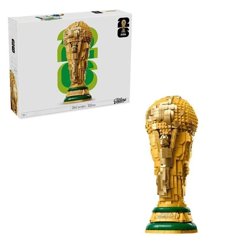 Editions FIFA World Cup Offical Trophy Building Set Fit Lego NO BOX NA018