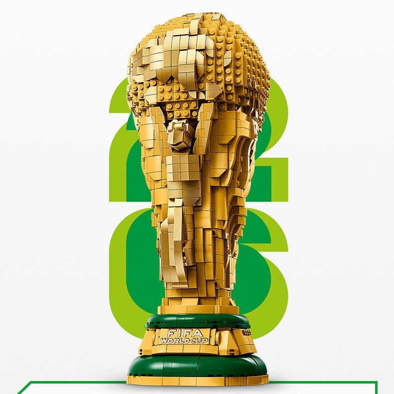 Editions FIFA World Cup Offical Trophy Building Set Fit Lego NO BOX NA018