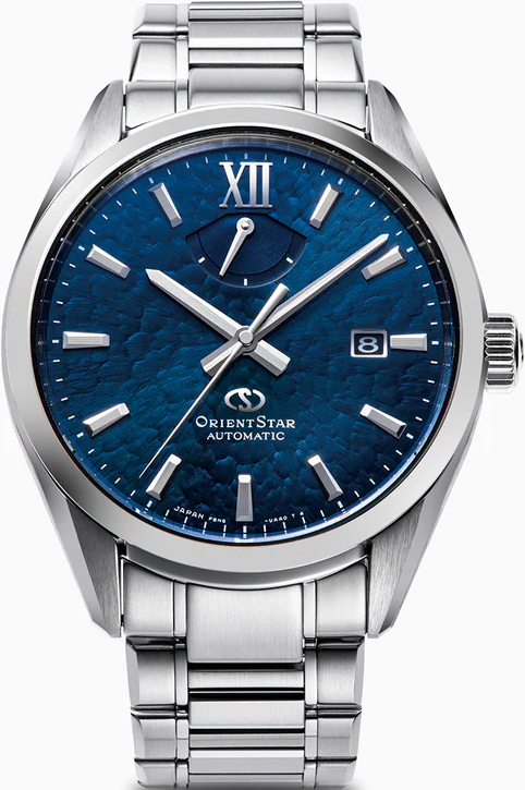 萬年鐘錶 - 東方錶  ORIENT STAR  東方之星 M34 F8 深藍色宇宙60小時動力儲存機械錶 RE-BX0004L 錶徑 : 40mm
