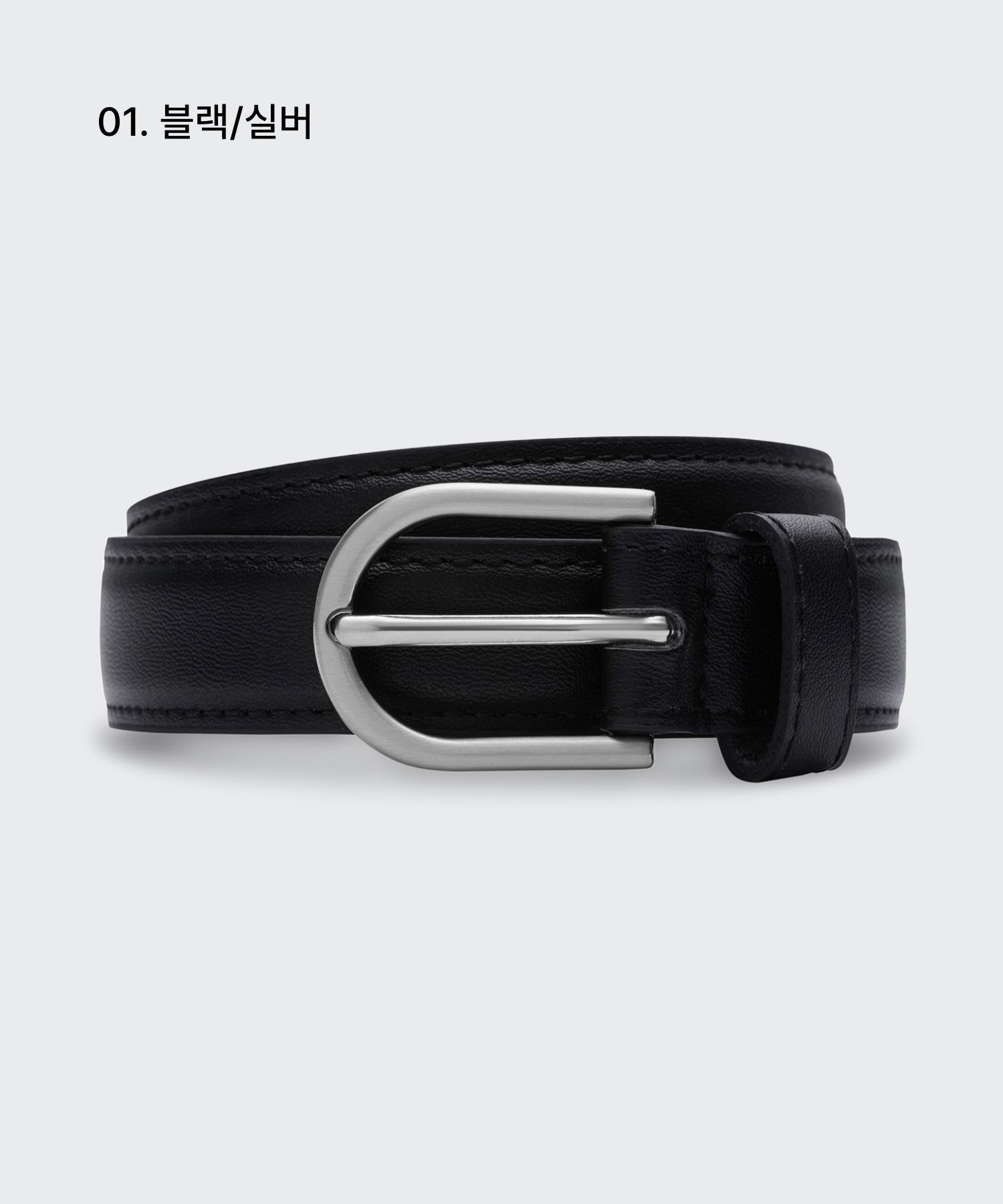 MUSINSA STANDARD WOMAN 仿皮細腰帶 20mm MECBE0Z50