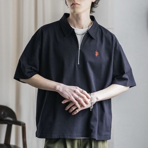 ROCKY MONROE x U.S. POLO ASSN. 半拉鏈 POLO衫 短袖 上衣 104723888