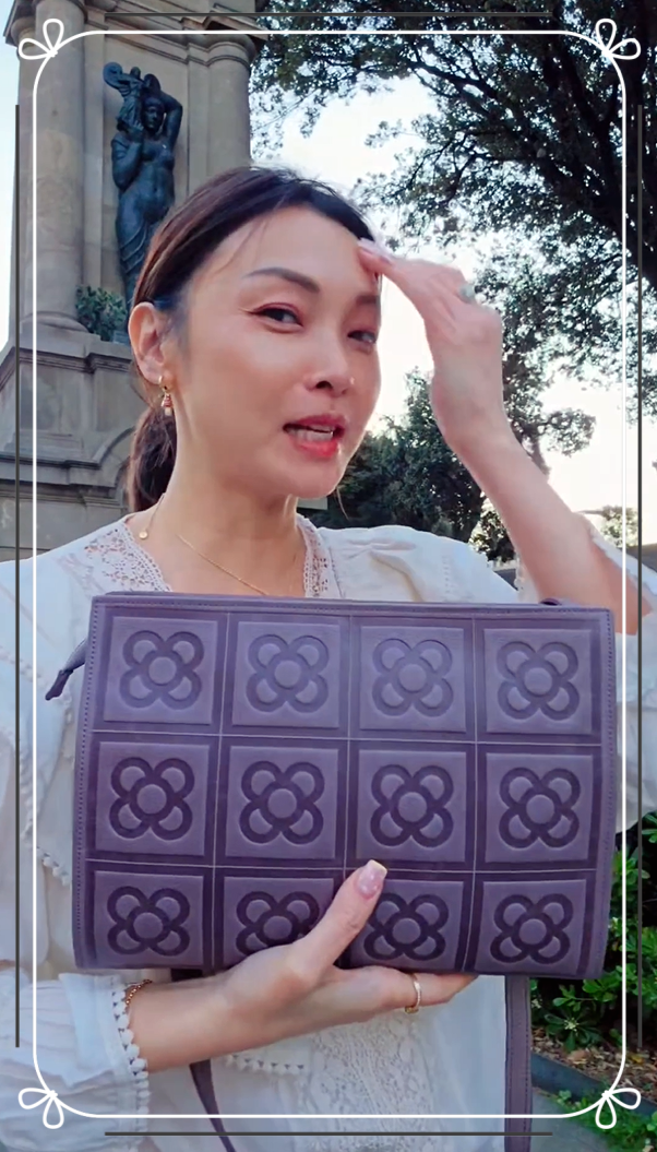 西班牙代購 Barcelona tile zipper BAG M款（薄款）