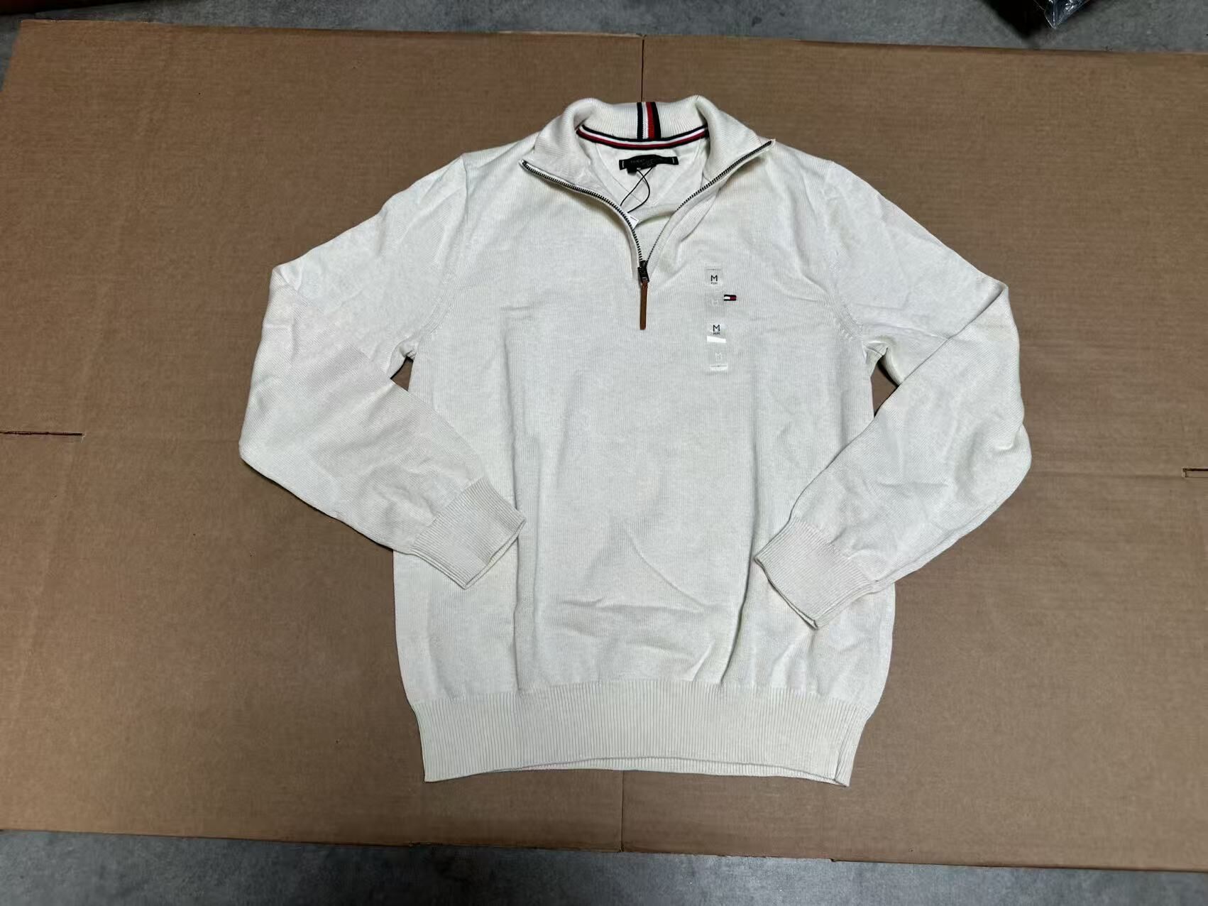 【預購】H0408106 Tommy Hilfiger 男裝半拉鍊立領針織毛衣