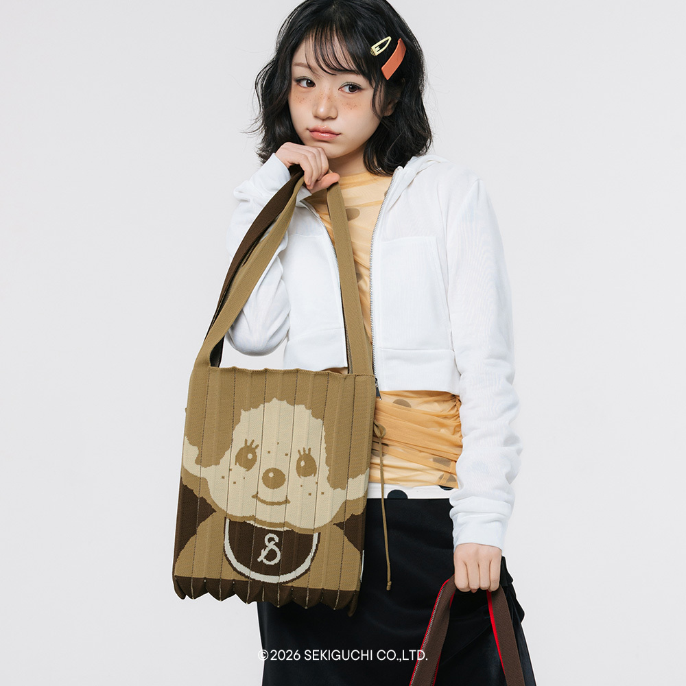 JOSEPH & STACEY Lucky Pleats Knit M STARRY Monchhichi Boy