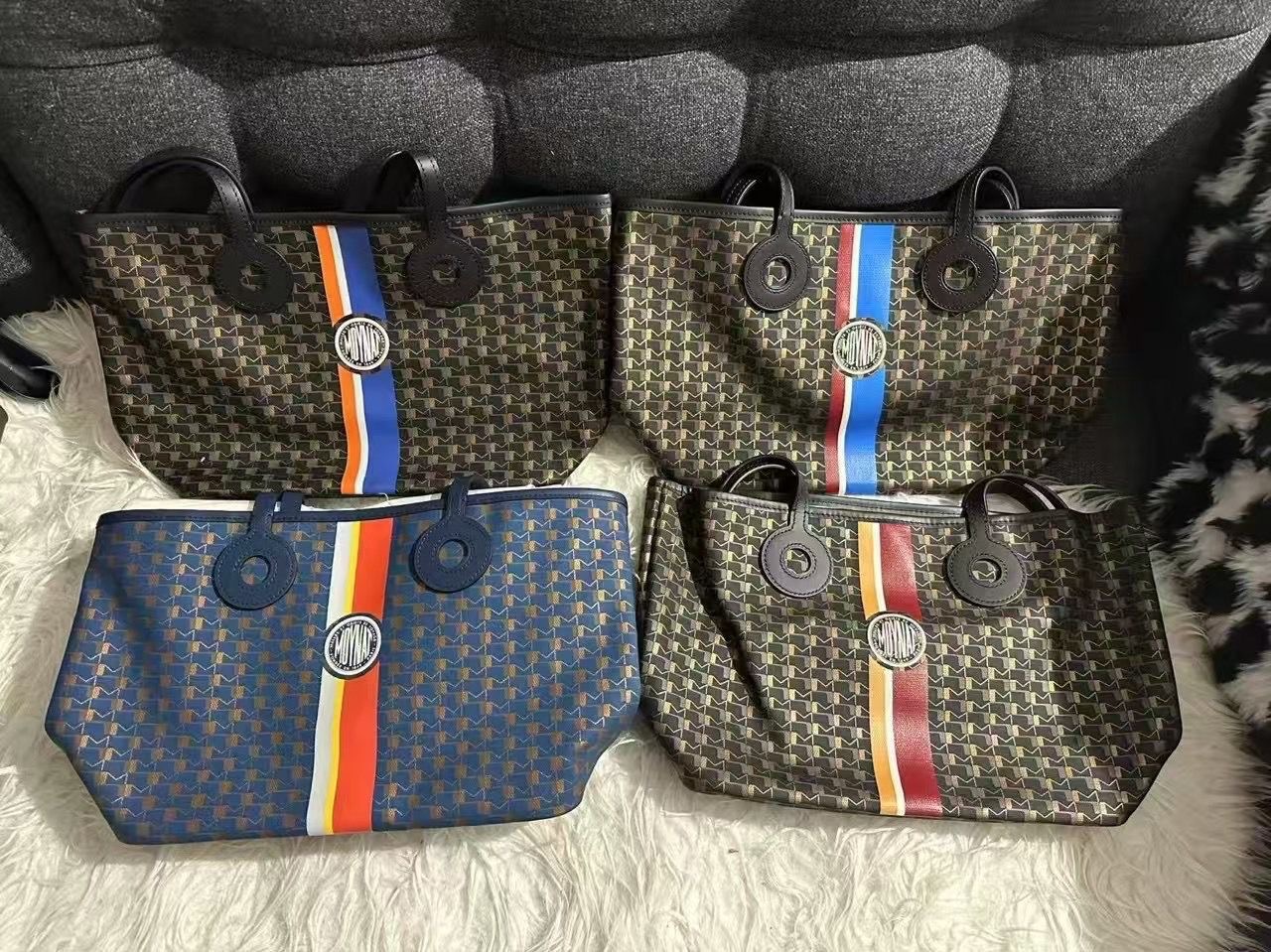 Sale Moynat Canvas 1920 PM Tote Bag