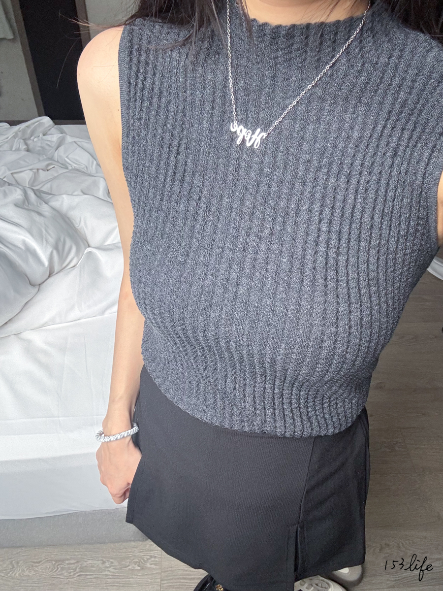 A2𝑙𝑎𝑑𝑦.坑條波紋針織舒適氣質小高領(2色)