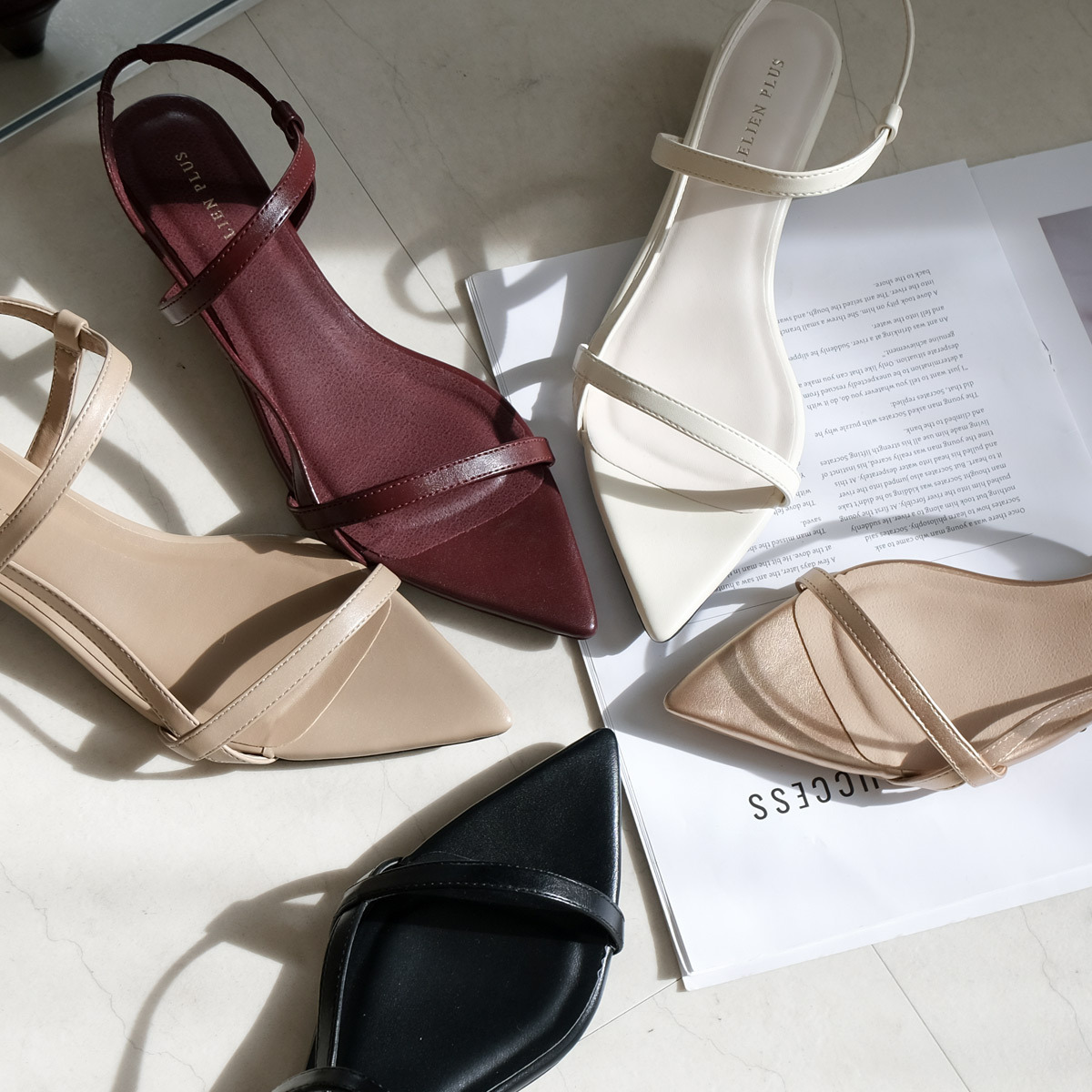 渡假時尚 尖頭綁帶涼鞋 【CX3125】