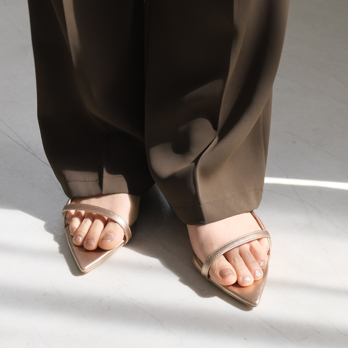 渡假時尚 尖頭綁帶涼鞋 【CX3125】