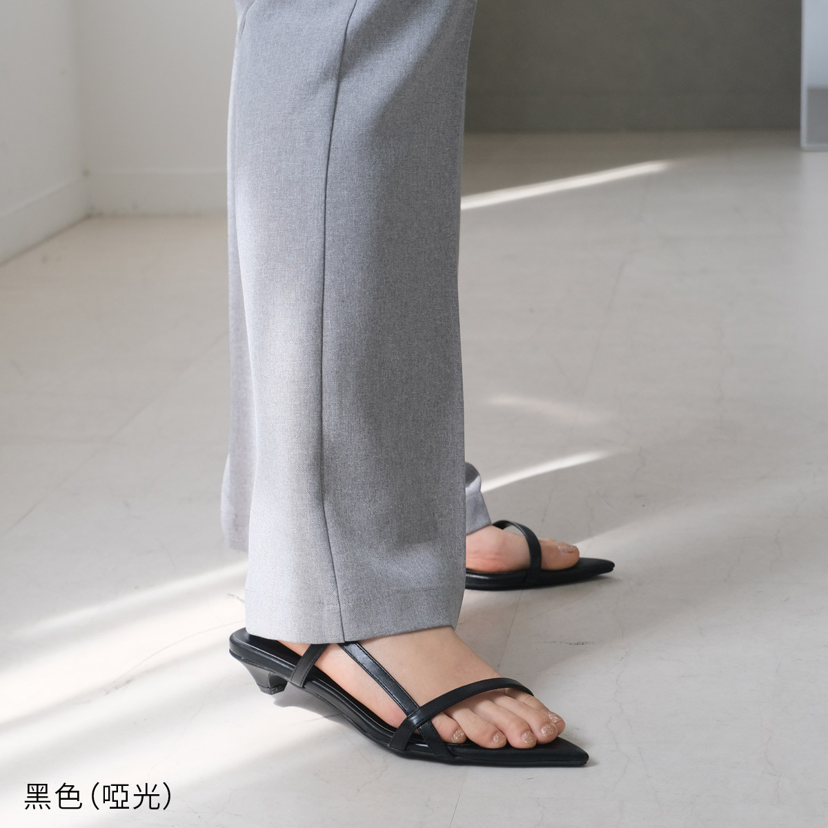 渡假時尚 尖頭綁帶涼鞋 【CX3125】