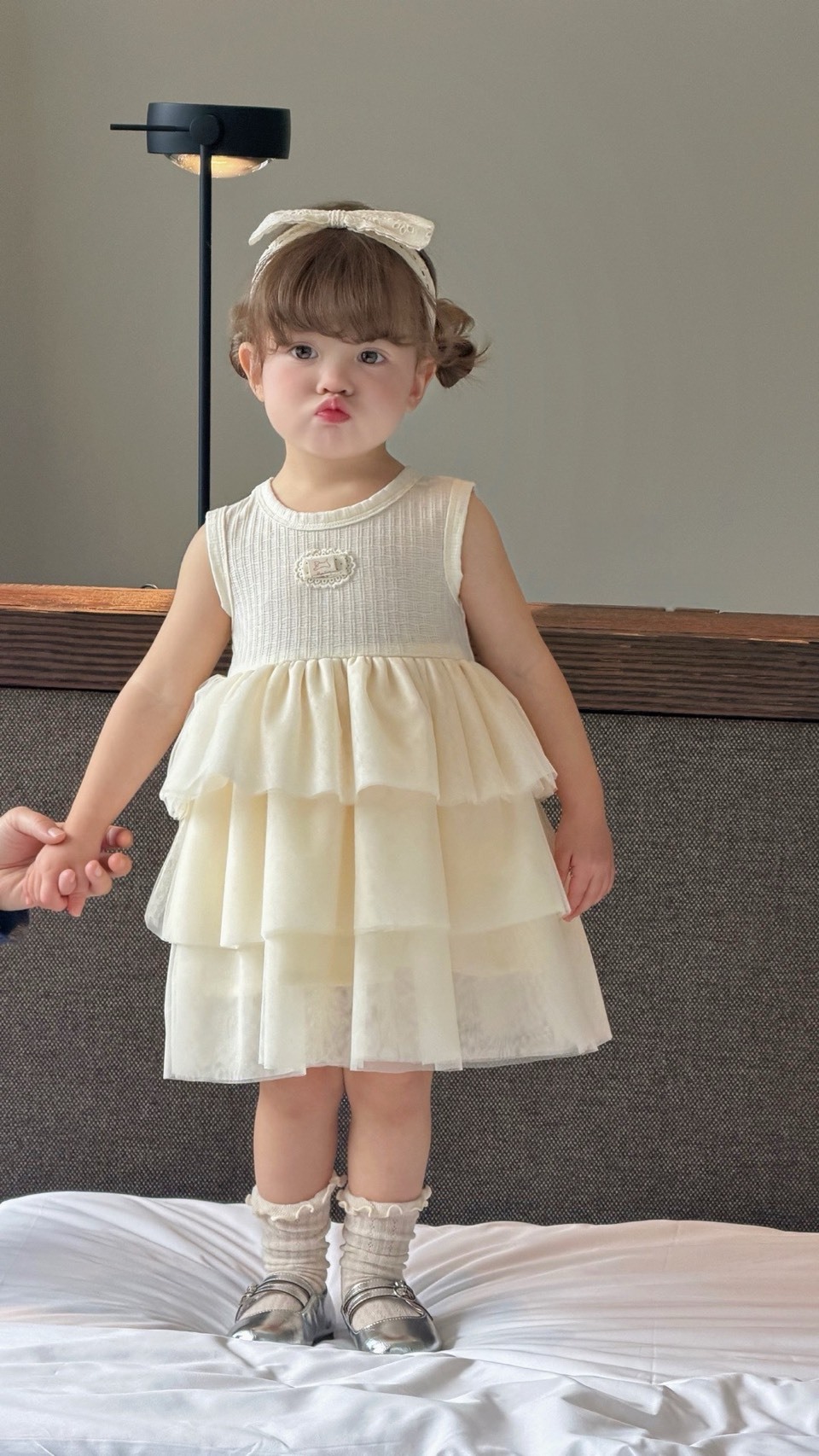 背心蛋糕裙洋裝