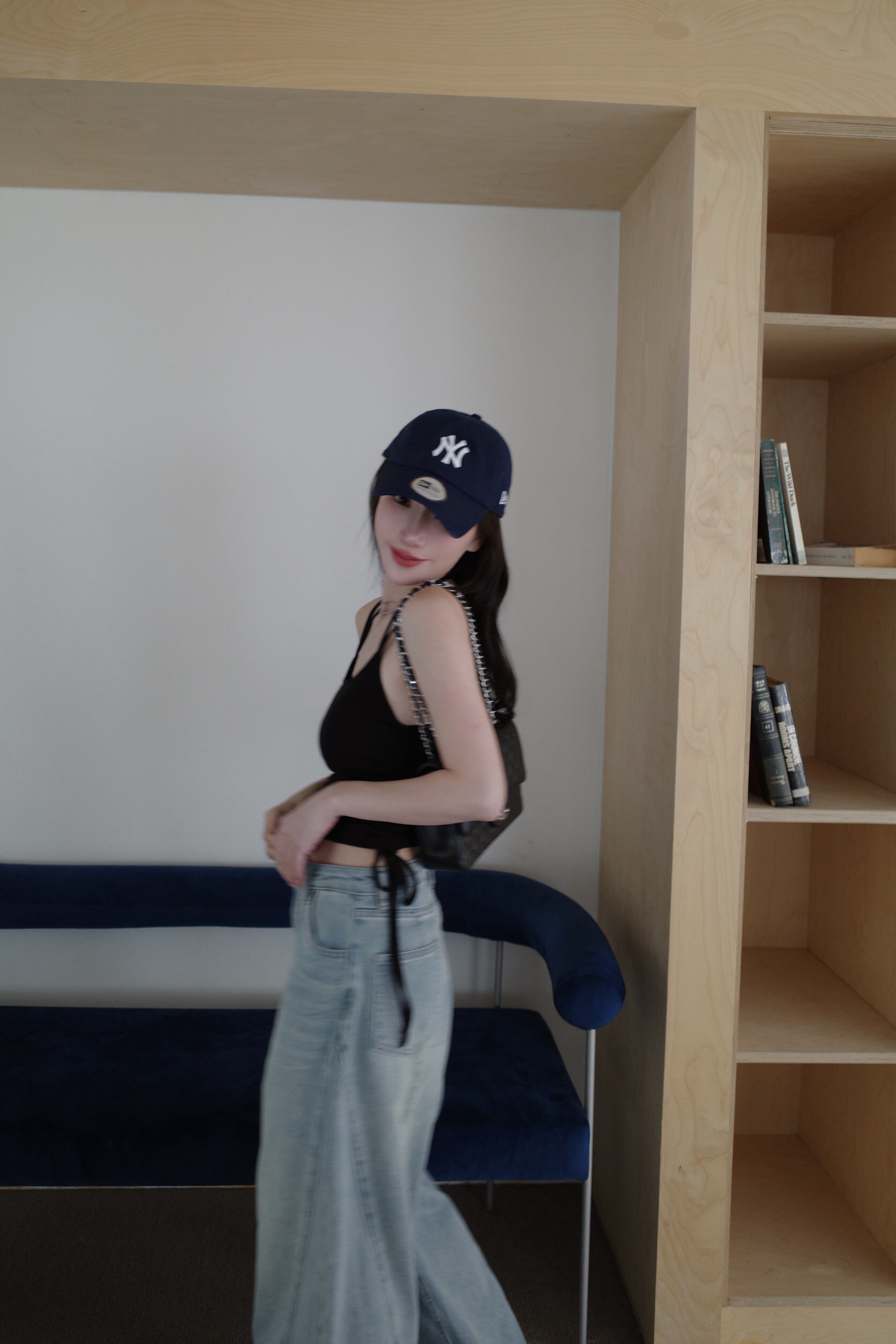 (預購)#AN51 繞脖抽繩bratop(白/黑/花灰/淺杏)