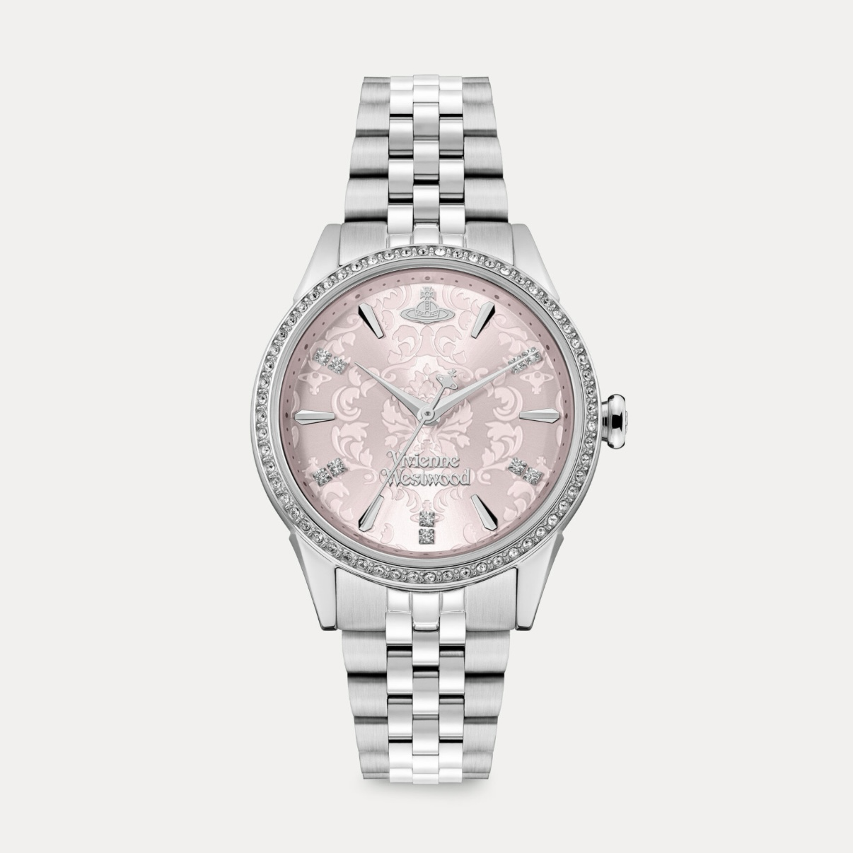 Vivienne Westwood Little Wallace 石英手錶 浮雕 金色 銀色 土星 西太后 薇薇安