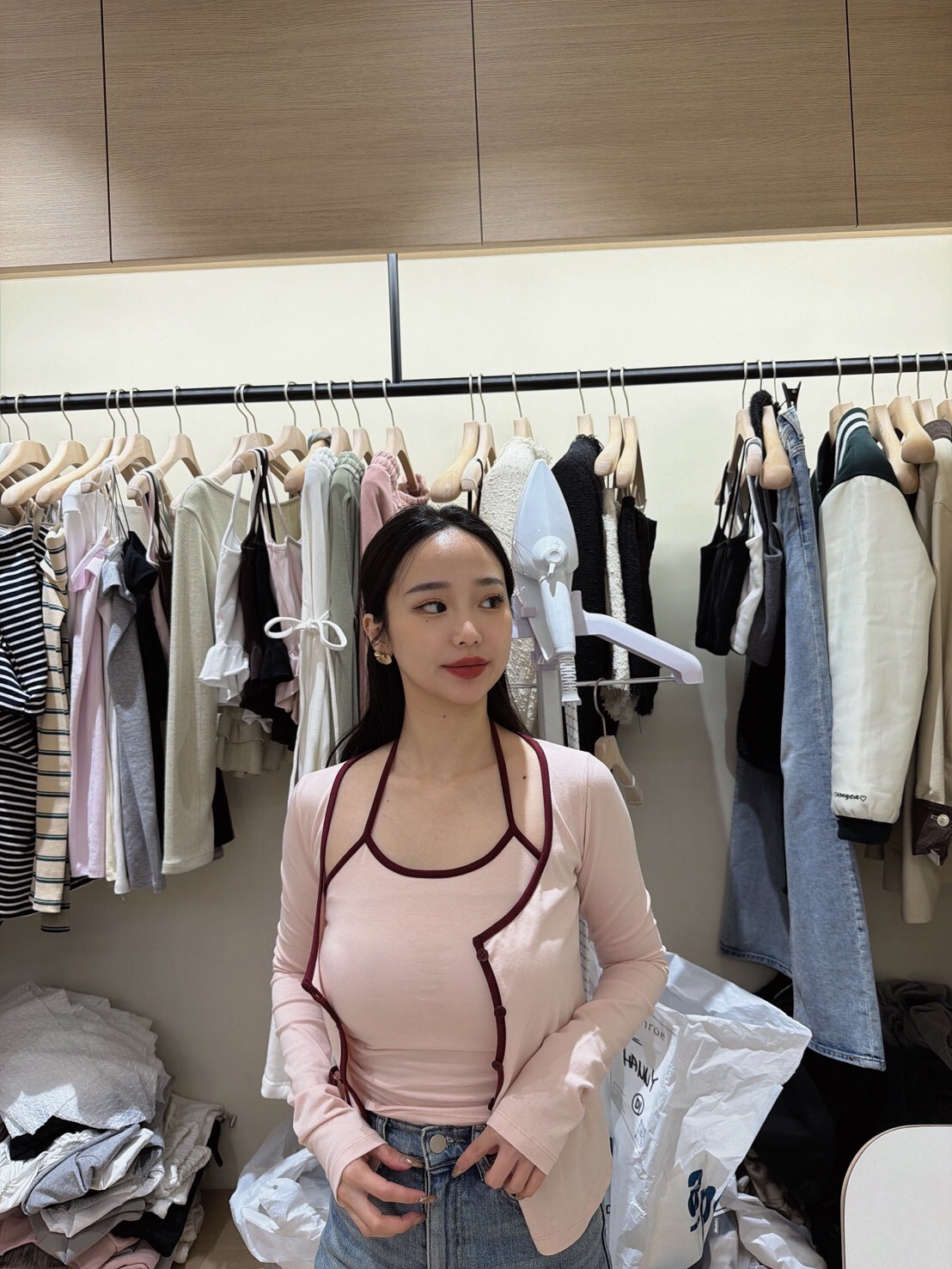 H409時尚名媛上衣套組