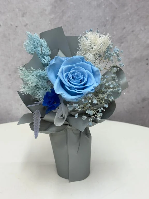 W - ((永生花))藍調1支