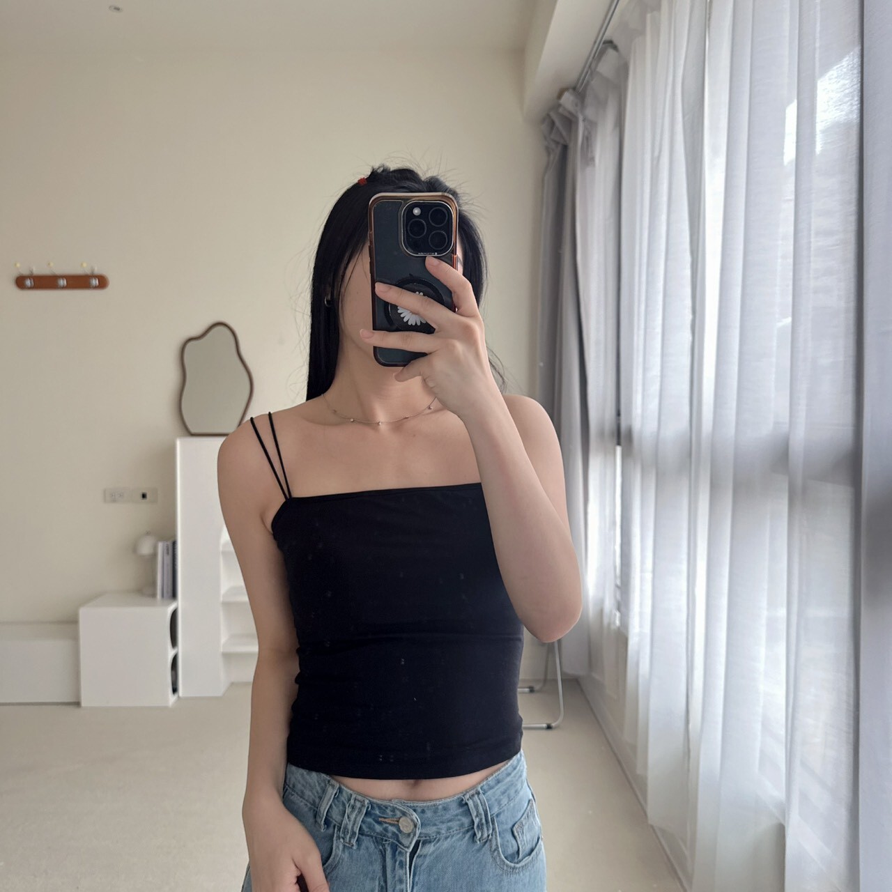 雙肩帶一字領（bratop）（現貨）