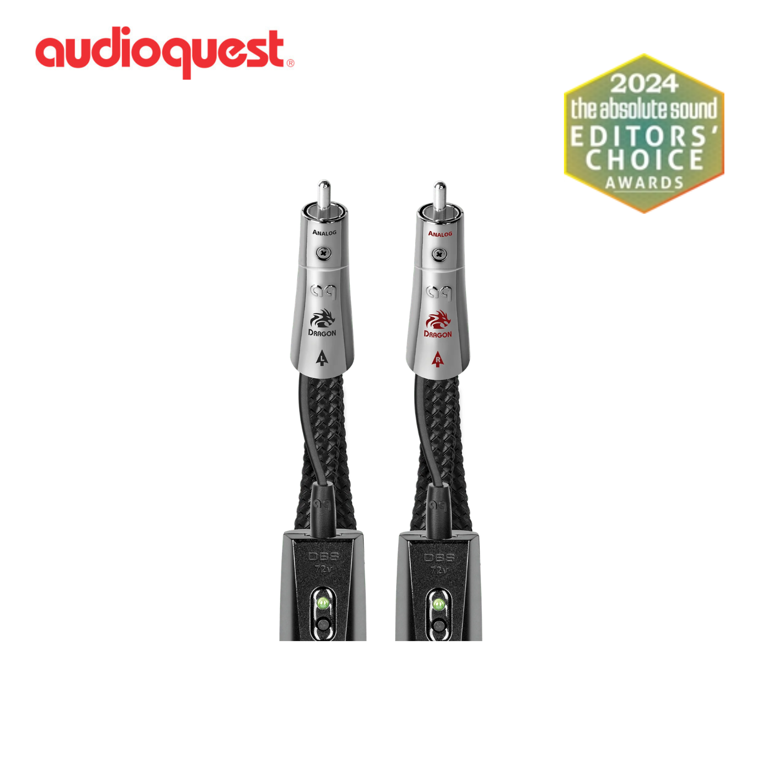 AudioQuest 龍 Dragon 音頻訊號線 (RCA > RCA)