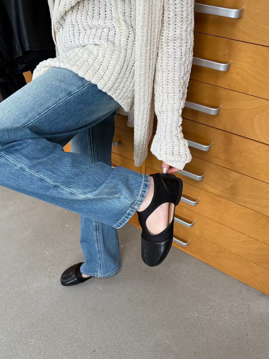 小眾高級設計分趾單鞋