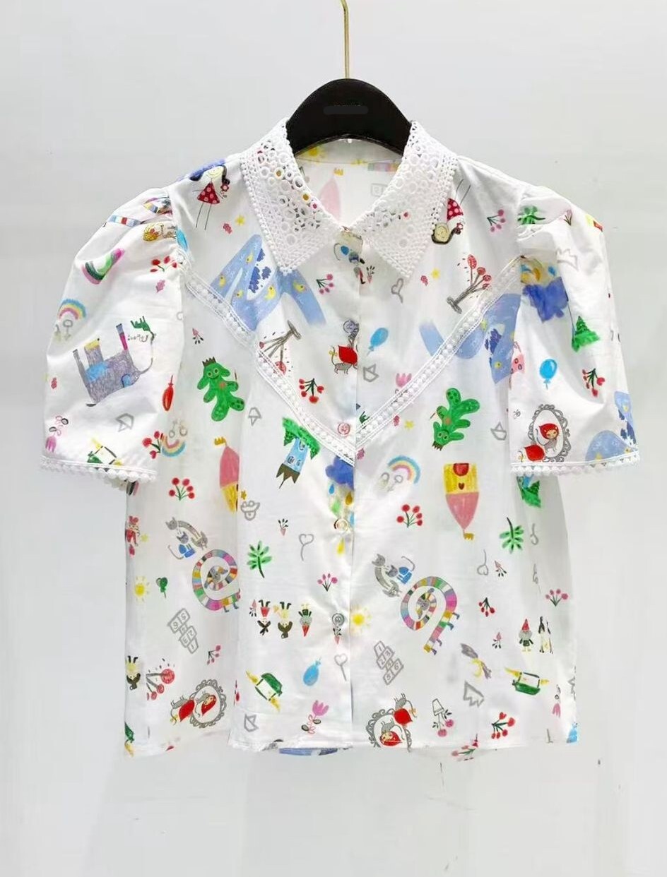 OT52 恤衫卡通  胸 41  長 20  $489 (一口價)