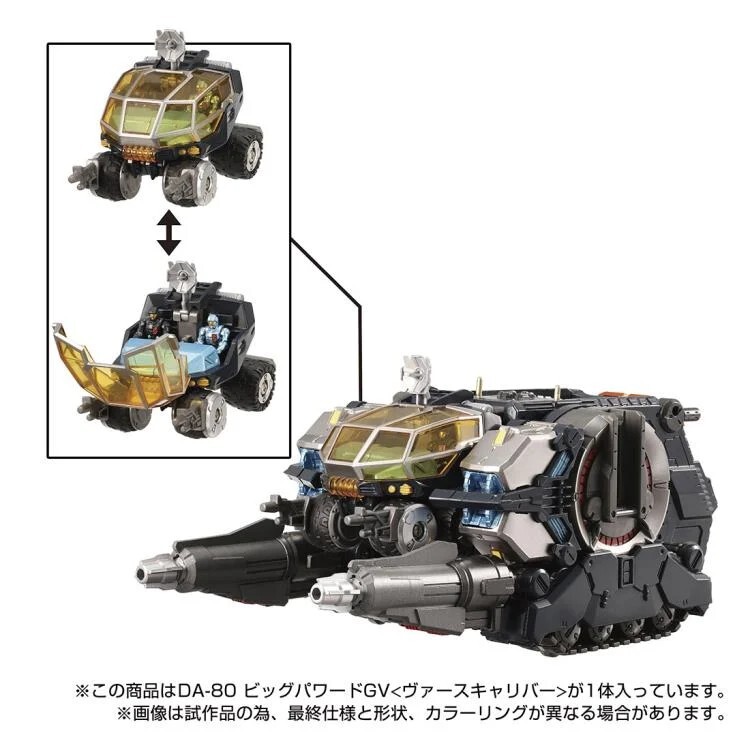 [訂金] 數量有限 隨時截訂 Diaclone: DA-80 Big Powered GV(Verse Caliber Version)