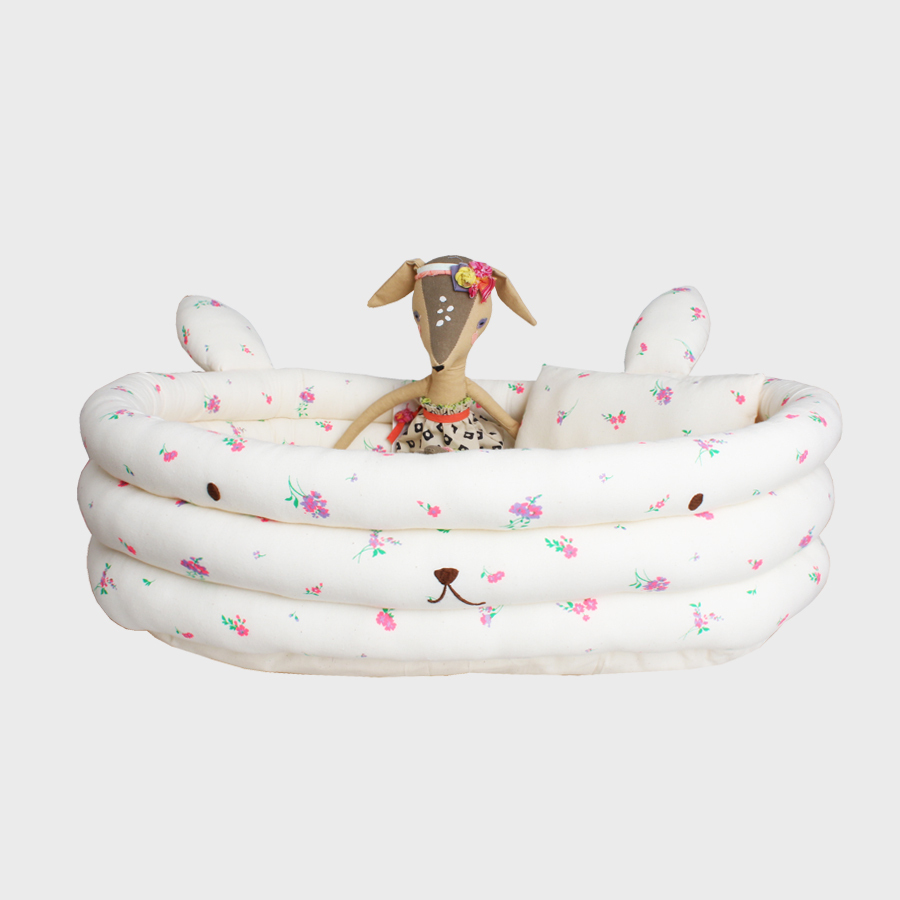 OOPS!｜ 寶寶睡窩 Baby Basket - Neon Pop Bunny House