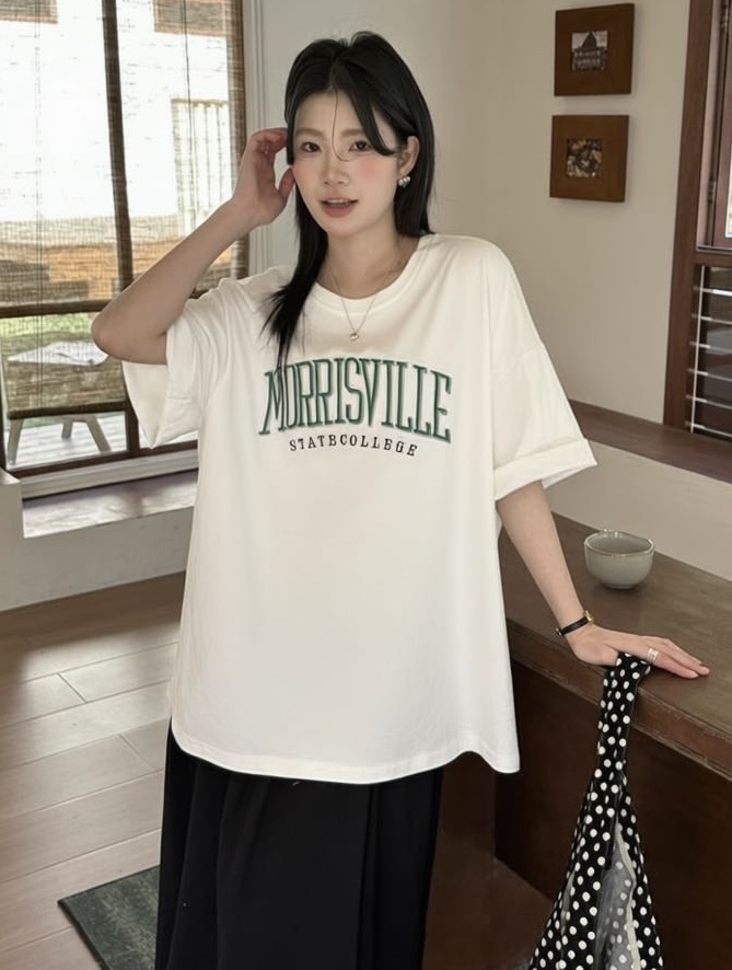 配色刺繡MORRISVILLE棉質衣