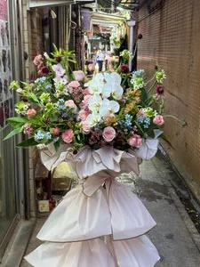 W - 恭賀花籃/韓式花籃-OPE_Ko51
