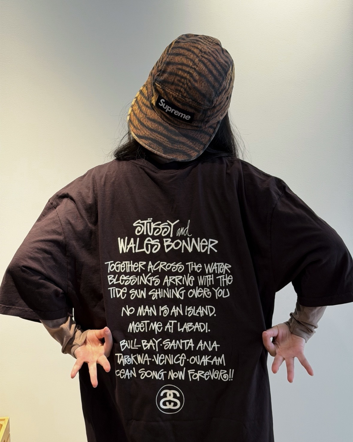 Stussy X Wales Bonner 聯名 寬鬆短踢 3904025