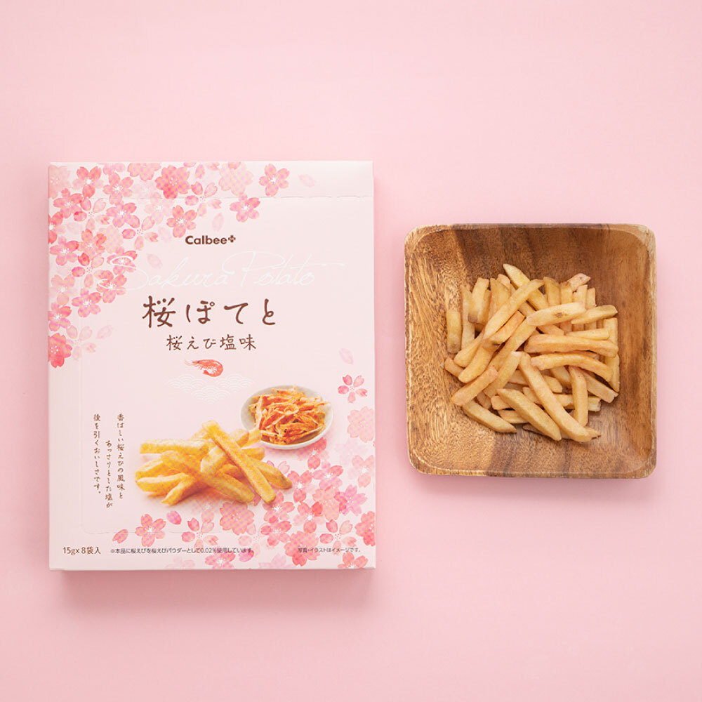 [連線] Calbee 限定櫻花蝦鹽口味