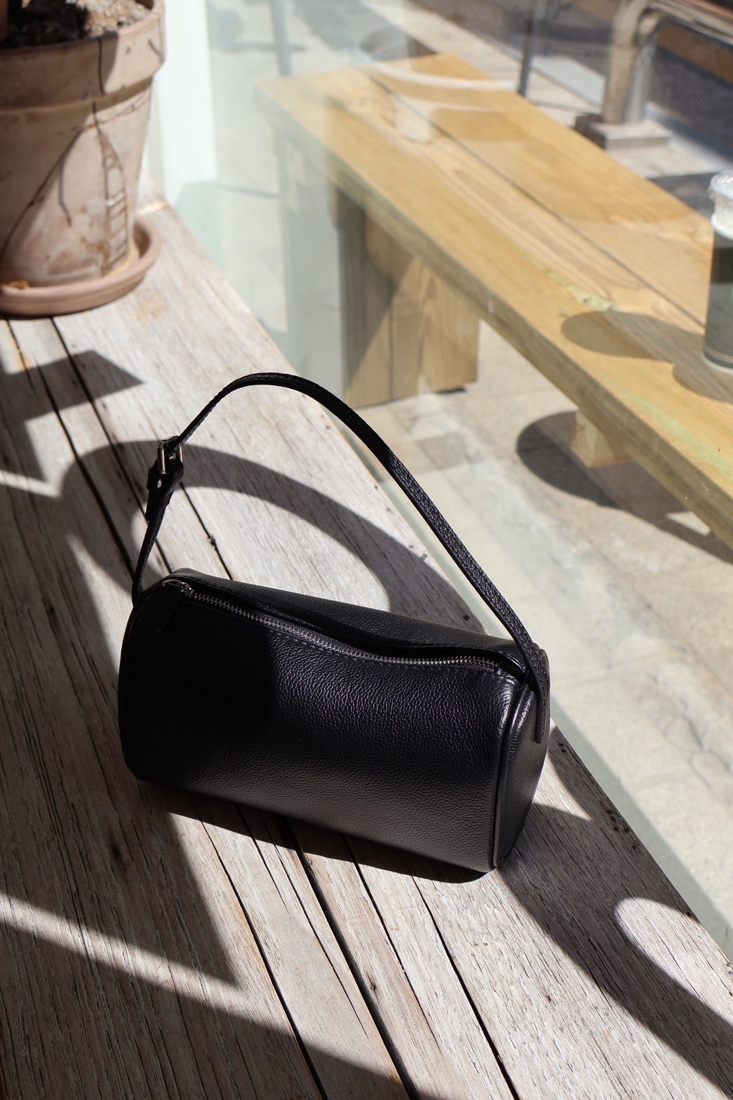 H375百搭牛皮圓桶包