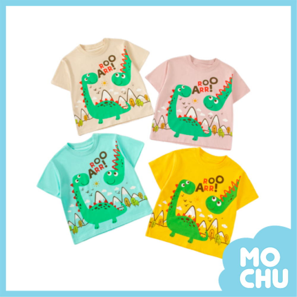 RRR恐龍對看短袖上衣(四色)