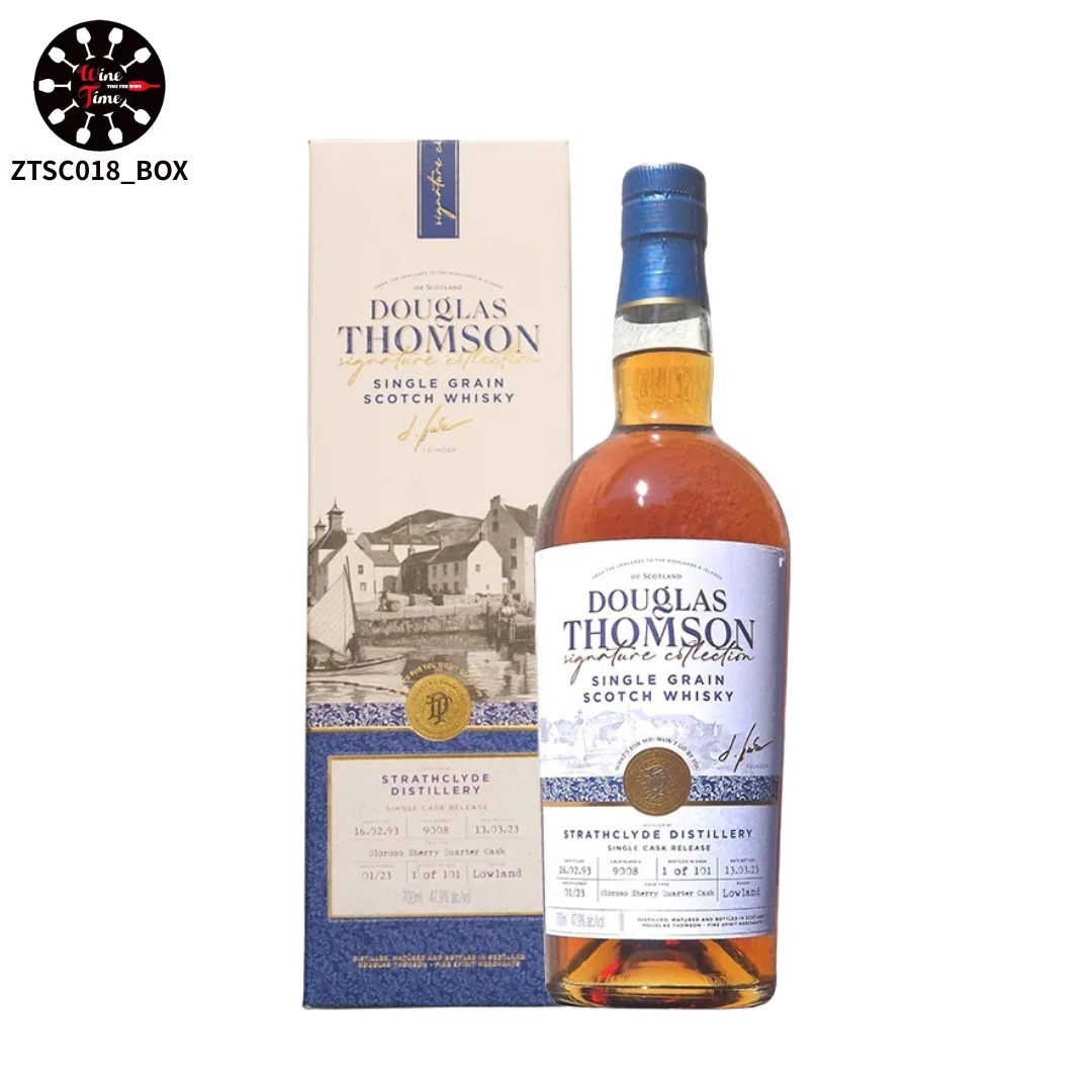 Douglas Thomson Stratclyde Distillery 30 Years Single Grain Scotch Whisky (93/23)
