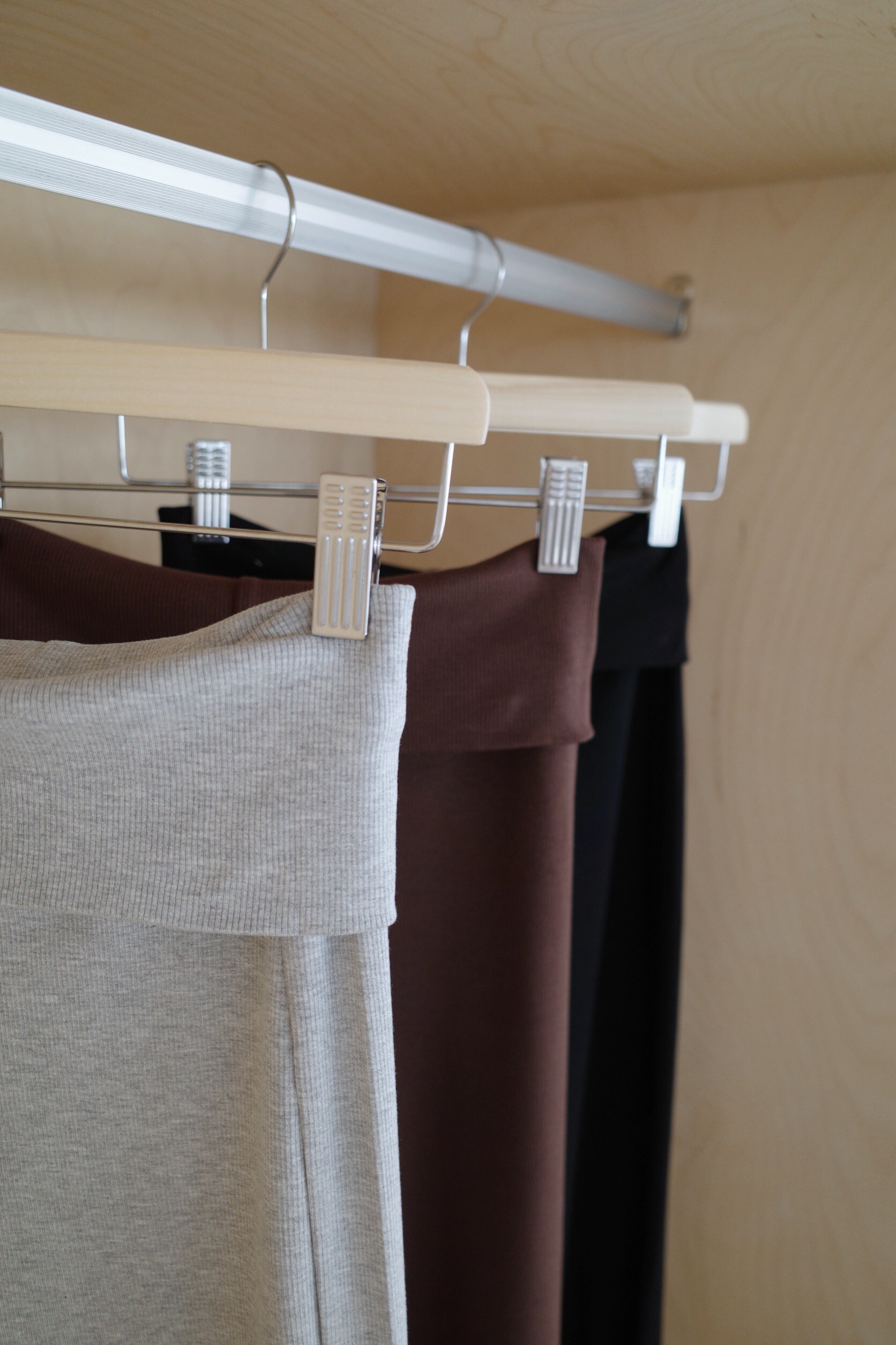 (預購)#AN48 強勢回歸反折彈力喇叭褲(黑/咖啡/花灰)