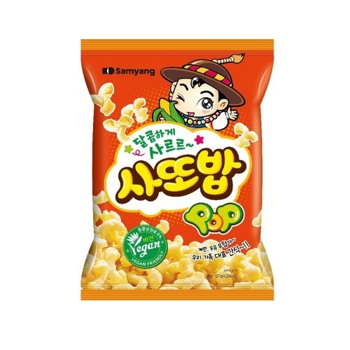 【 4/14收單 】Samyang 三養 Satto Bob 甜酥玉米球 67g
