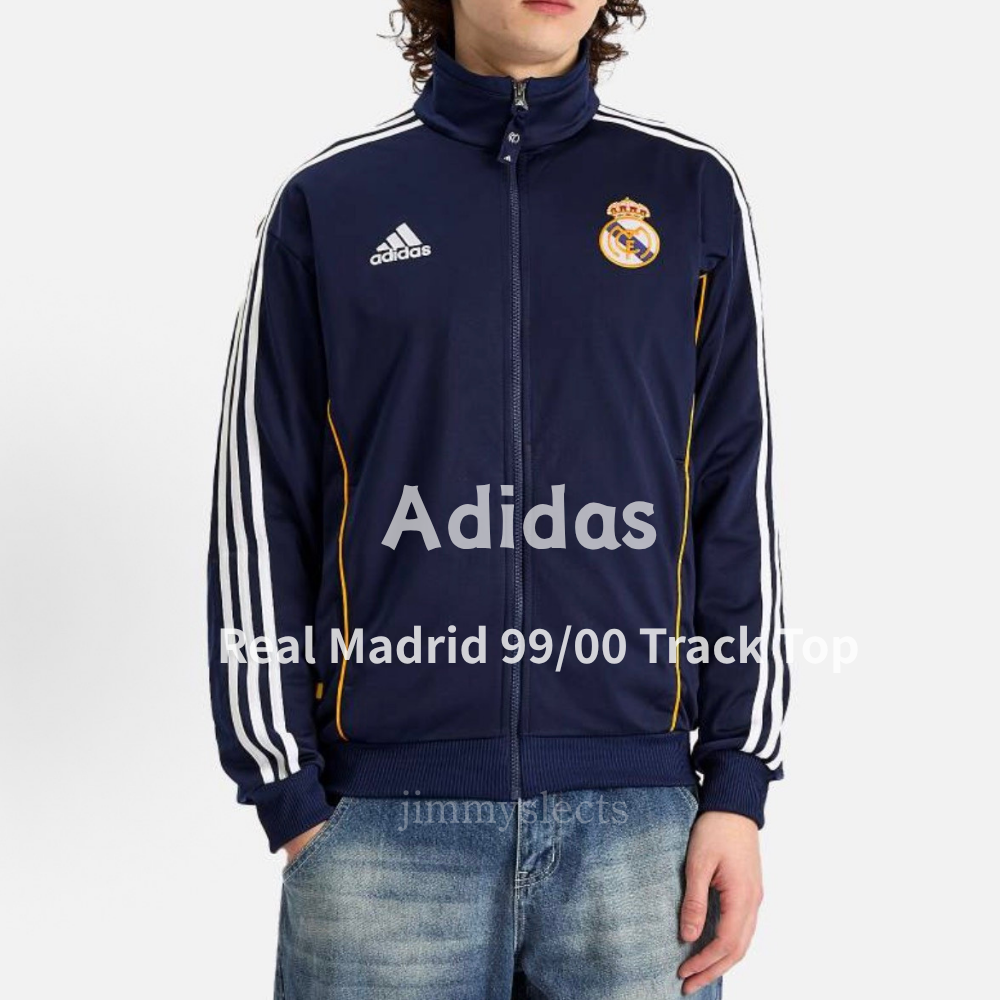 【代購】Adidas Real Madrid 99/00 Track Top Dark Blue 皇馬 復古外套 JW1993