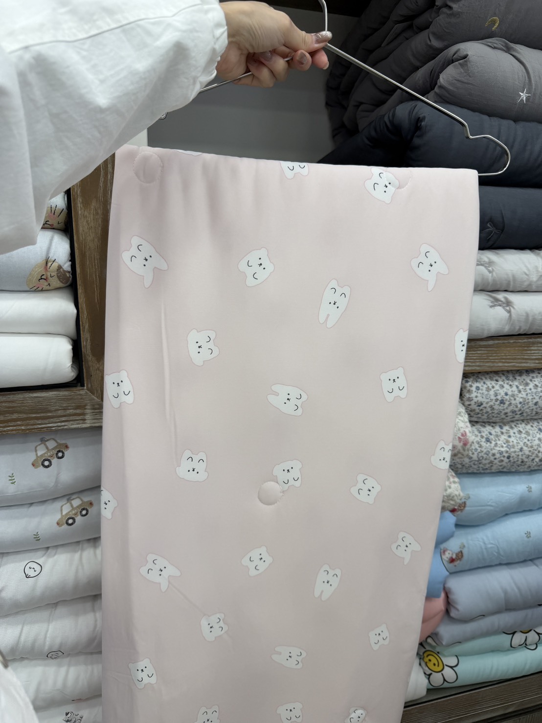 H414小白熊雙面全涼感被