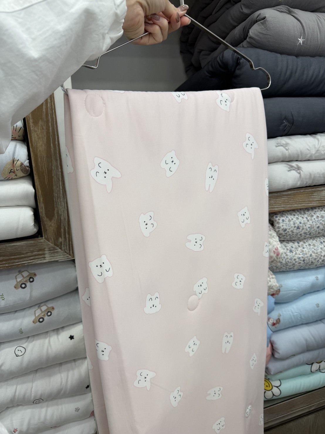 H414小白熊雙面全涼感被