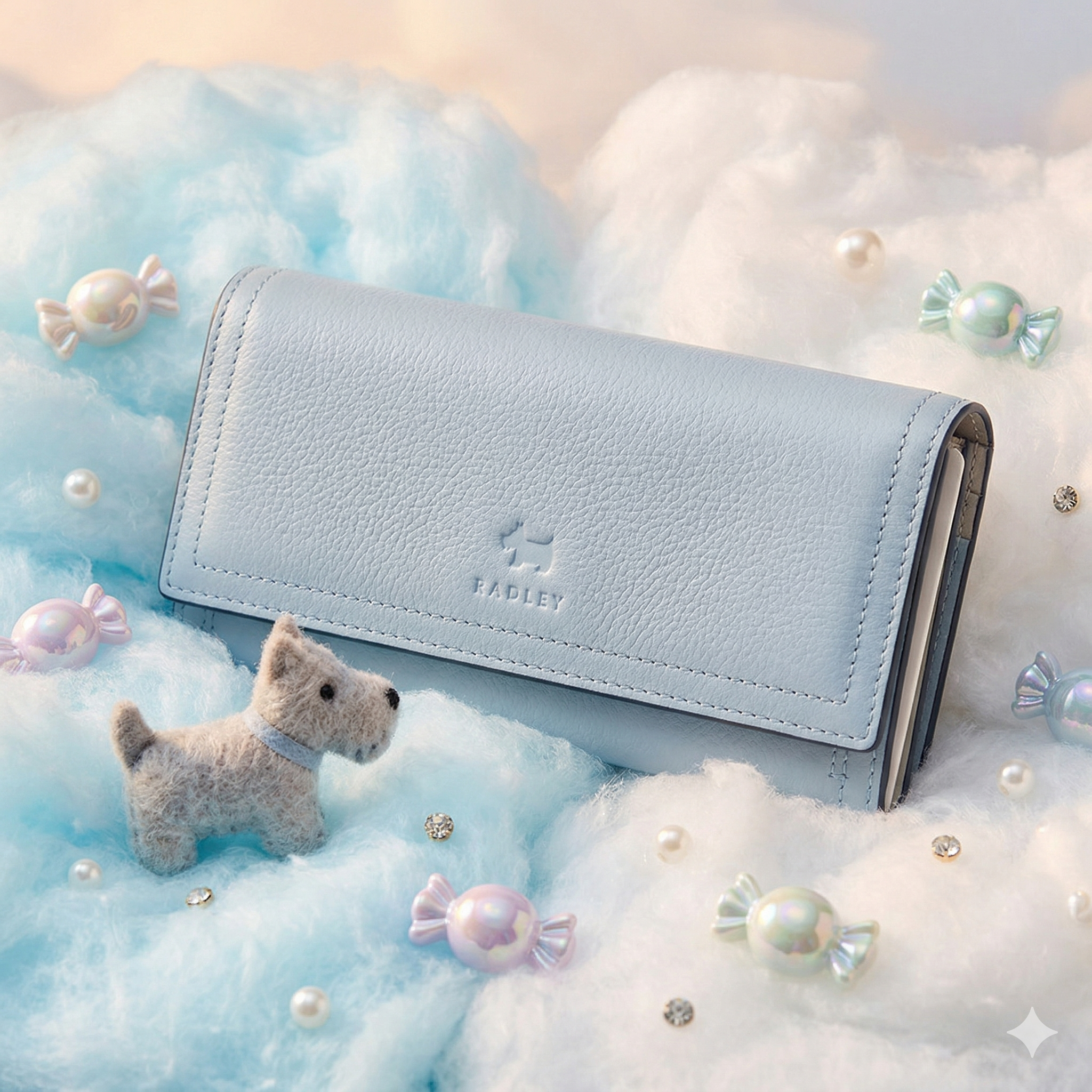 【預購】RADLEY LONDON H040809 經典真皮翻蓋長銀包