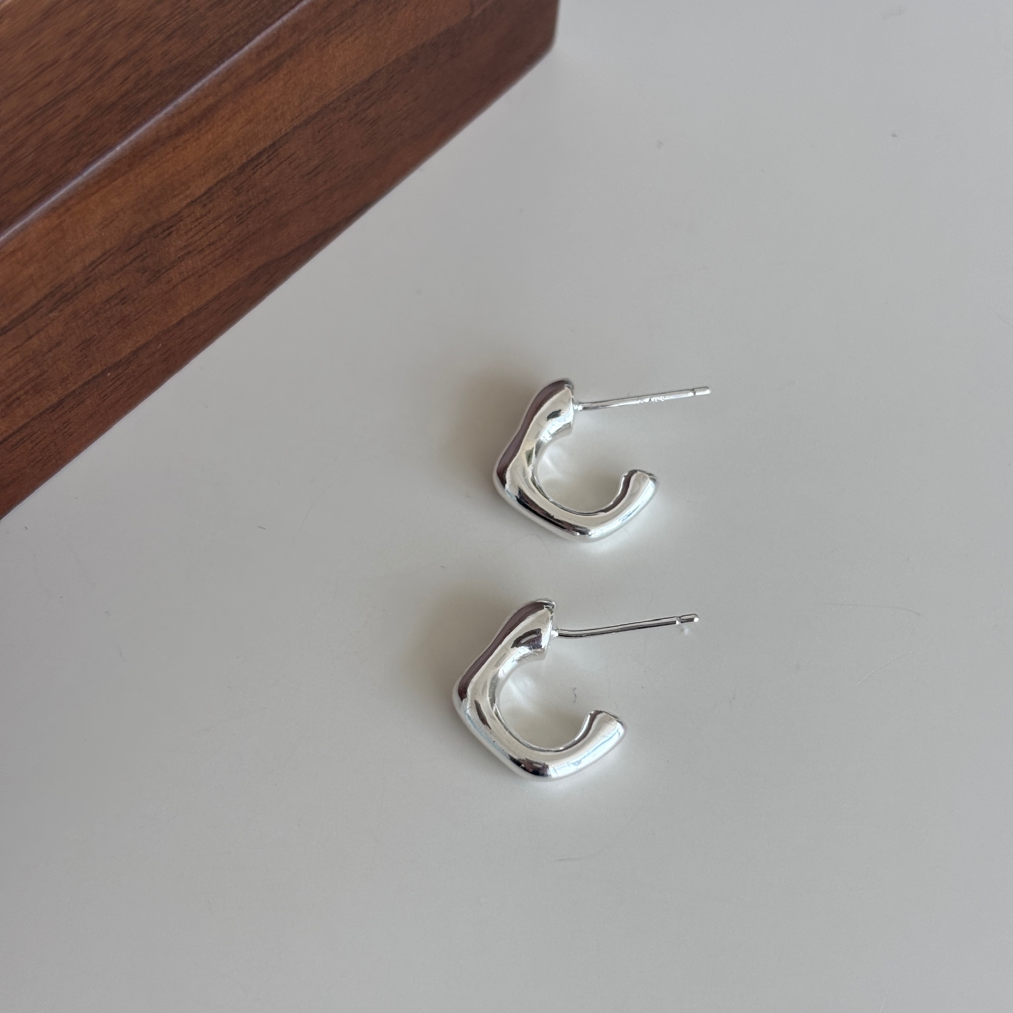 【韓國連線】份量感方形耳環