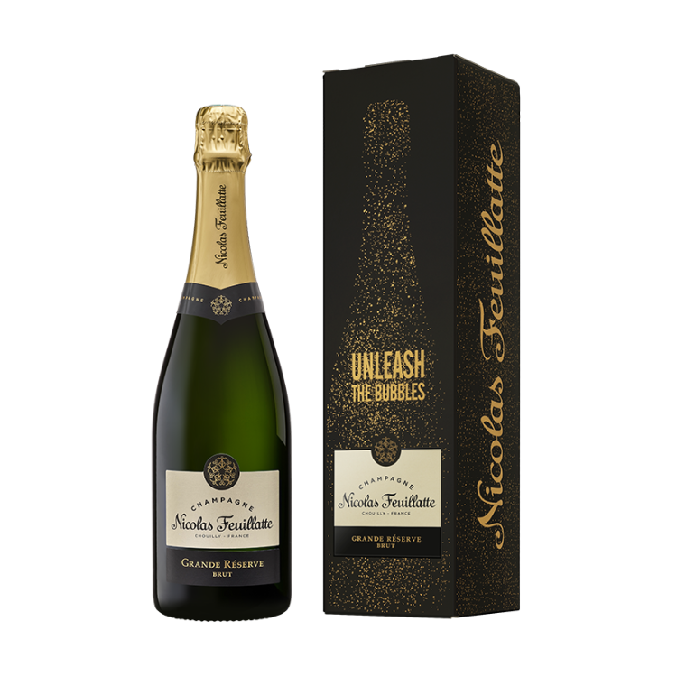 Nicolas Feuillatte Grande Reserve Brut With Unleash Gift Box NV (黑色禮盒）