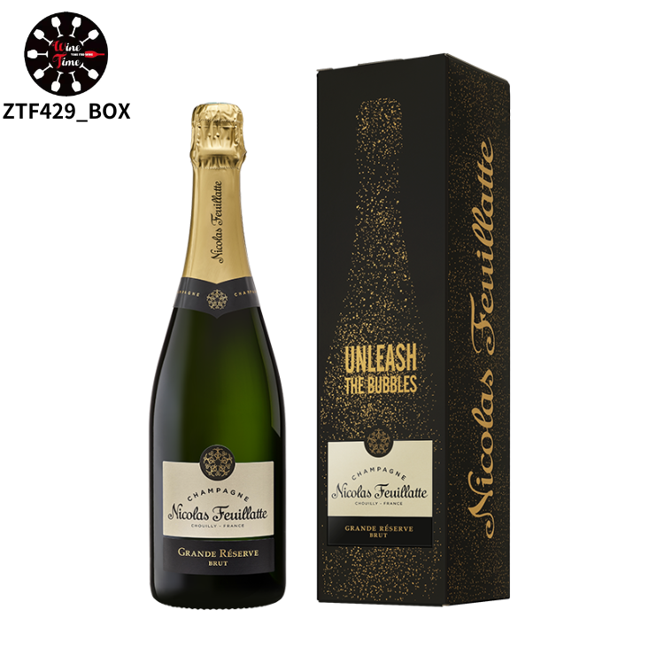 Nicolas Feuillatte Grande Reserve Brut With Unleash Gift Box NV (黑色禮盒）