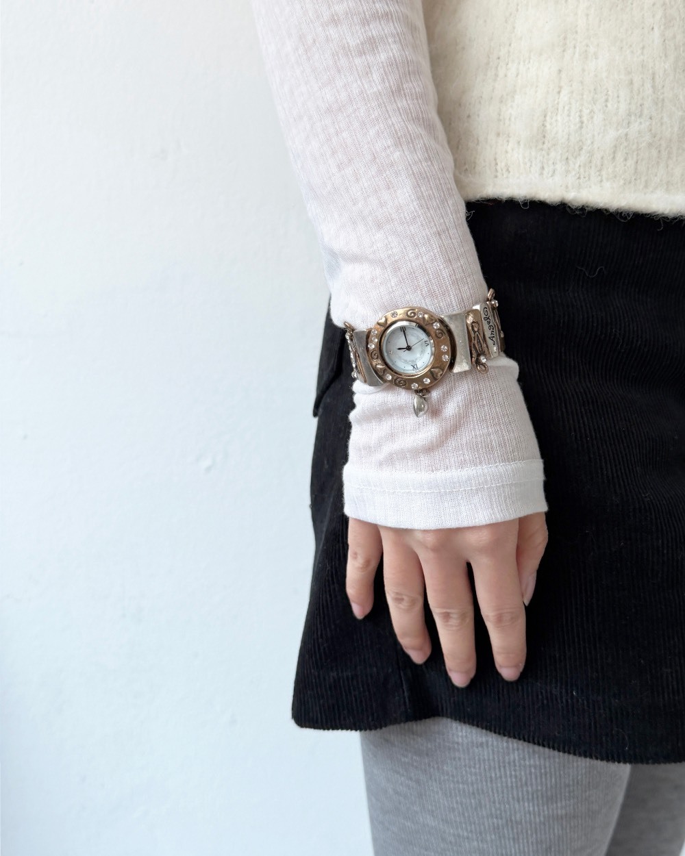 【韓國連線】GRUMPY ANGEL HEART WATCH 金色 GMAHW